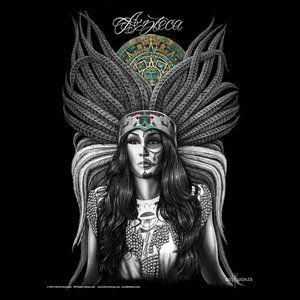 Azteca poster 18"x24" high gloss by DGA